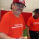 senior men play games at element care annual Olympics