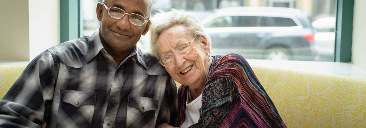 seniors socializing at element care health center