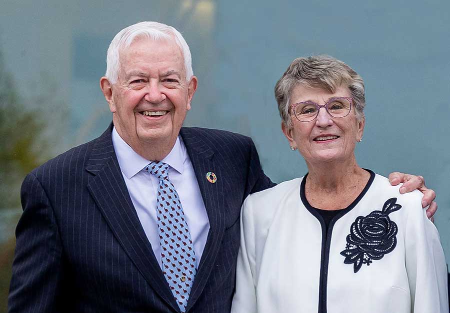 Bill and Joyce Cummings, founders of the Cummings Foundation, which awarded Element Care a $100,000 grant in 2026